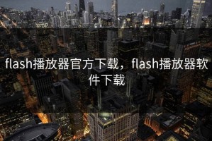 flash播放器官方下载，flash播放器软件下载