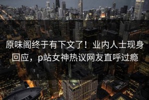 原味阁终于有下文了！业内人士现身回应，p站女神热议网友直呼过瘾