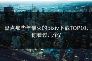 盘点那些年最火的pixiv下载TOP10，你看过几个？