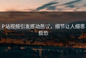 P站视频引发感动热议，细节让人细思极恐