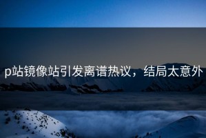 p站镜像站引发离谱热议，结局太意外