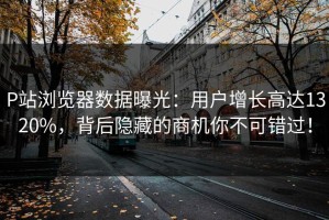 P站浏览器数据曝光：用户增长高达1320%，背后隐藏的商机你不可错过！
