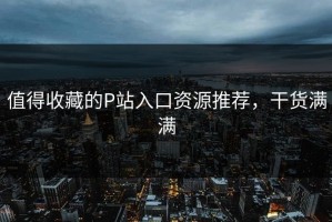 值得收藏的P站入口资源推荐，干货满满