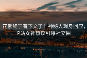 花絮终于有下文了！神秘人现身回应，P站女神热议引爆社交圈