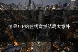 惊呆！P站在线竟然结局太意外