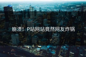 崩溃！P站网站竟然网友炸锅